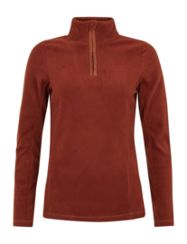 Skipully Protest Women MUTEZ 1/4 Zip Top Uluru Rust