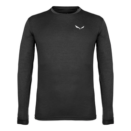 Funktionsshirt Salewa Puez Melange Dry M L/S Tee Herren Black Out Melange