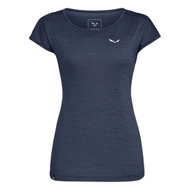 T-Shirt Salewa Women Puez Melange Dry W S/S Tee Navy Blazer Melange