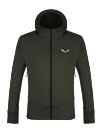 Vest Salewa Men Puez Polarlite M Hooded Jacket Dark Olive