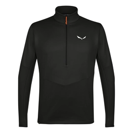 Vest Salewa Men Puez Polarlite M Half Zip Fleece Black Out