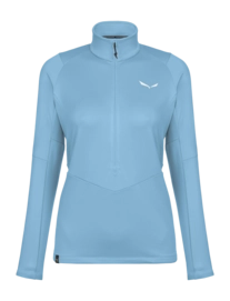 Vest Salewa Women Puez Polarlite W Half Zip Fleece Air Blue