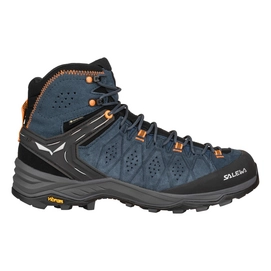Wandelschoen Salewa Men MS Alp Trainer 2 Mid GTX Dark Denim Fluo Orange