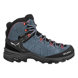 Wandelschoen Salewa Women WS Alp Trainer 2 Mid GTX Java Blue Fluo Coral