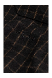 9---Woolgridshacket_black-brown_Detailfabric-_no-bg