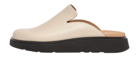 FitFlop Women Gen-Ff Leather Stone Beige Mix