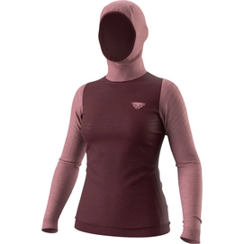 Longsleeve Dynafit Women Tigard Merino Hoody W Mokarosa 6560