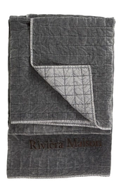 Couvre-lit Riviera Maison Marlow Bedspread Grey Coton