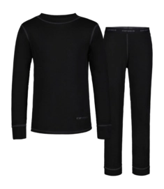 Base Layer Set Icepeak Kids Ivesdale Jr Underwear  Black