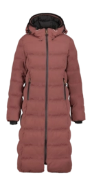 Ski jas Icepeak Women Brilon Downlook Coat Mahogany