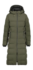 Ski jas Icepeak Women Brilon Downlook Coat Dark Olive