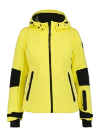 Ski jas Icepeak Women Ecorse Wadded Softshell Jacket Light Yellow