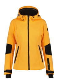 Ski jas Icepeak Women Ecorse Wadded Softshell Jacket Abricot