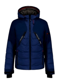 Jacket Icepeak Men's Ebern Wadded Softshell Jacket Dark Blue