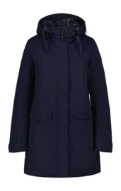 Jacket Icepeak Women's Alpena Wadded Parka Dark Blue