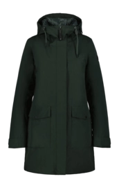 Jacket Icepeak Women Alpena Wadded Parka Dark Green