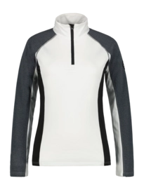 Langarmshirt Icepeak Faribault 1/2 Zip Shirt Damen Optic White