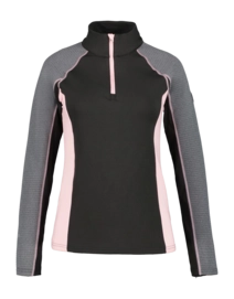 T-Shirt Manches Longues Icepeak Femme Faribault 1/2 Zip Shirt Black