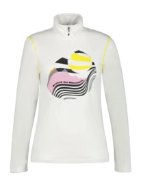 Langarmshirt Icepeak Ellery 1/2 Zip Shirt Damen Optic White