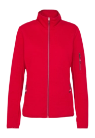 Pull de Ski Icepeak Femme Ettenheim Midlayer Jacket Burgundy