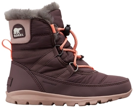 Snow Boots Sorel Youth Whitney Short Lace Purple Sage