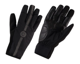 Fietshandschoen AGU Unisex Winter Rain Commuter Black