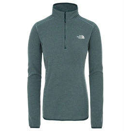 Pullover The North Face 100 Glacier 1/4 Zip Pondrosa Green Trellis Green Stripe Damen