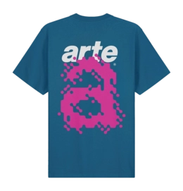 T-shirt Arte Antwerp Homme Tommy Back Pixel Petrol Blue