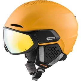 Skihelm Alpina Alto Q Lite Matt Burned Yellow
