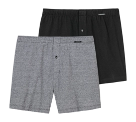 Boxer Schiesser Men 168446 Boxershorts Black (2-Pack)