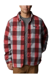 Overshirt Columbia Men Windward II Shirt Jacket Mountain Red Dimensional Buffalo