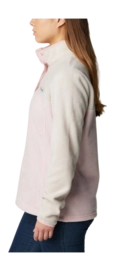 Pullover Columbia Benton Springs 1/2 Snap Damen Dusty Pink Dark Stone