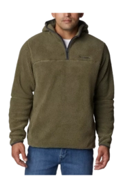 Sweater Columbia Men's Rugged Ridge III Sherpa Pullover Hoodie Stone Green