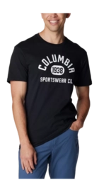 T-shirt Columbia Homme CSC Basic Logo Short Sleeve Black College