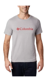 T-shirt Columbia Homme CSC Basic Logo Short Sleeve Columbia Grey Heather