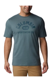 T-Shirt Columbia Homme CSC Basic Logo Short Sleeve Metal College Life Graphic