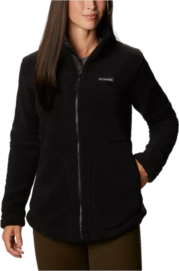 Sweatjacke Columbia West Bend Full Zip Damen Black