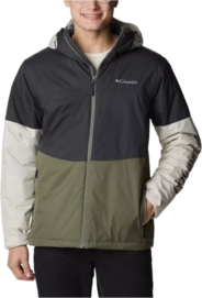 Jacket Columbia Men Point Park Insulated Jacket Shark Stone Green Dark Stone