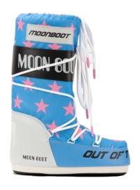 Snowboot Moon Boot Women Retrobiker Pink Stars