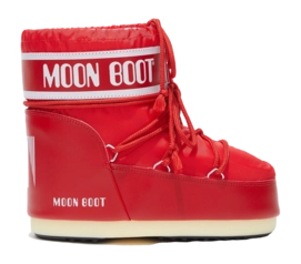 Snowboot Moon Boot Women Low Nylon Red
