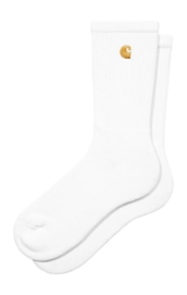 Socken Carhartt WIP Chase Socks Unisex White / Gold