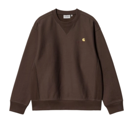 Pull Carhartt WIP Unisexe American Script Tabac