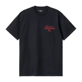 T-Shirt Carhartt WIP Unisexe S/S Mechanics Dark Navy