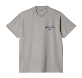 T-Shirt Carhartt WIP Unisexe S/S Mechanics Grey Heather
