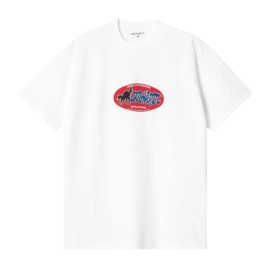 T-Shirt Carhartt WIP Unisex S/S Cat Sticker White