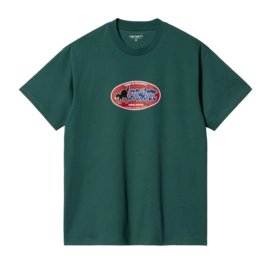 T-Shirt Carhartt WIP Unisexe S/S Cat Sticker Chervil