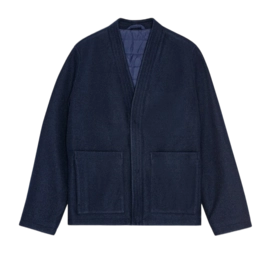 Jacke NN07 Yuki Kimono Herren Navy Blue