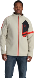 Zip Sweatshirt Spyder Men Wengen Bandit Jacket Sandstorm