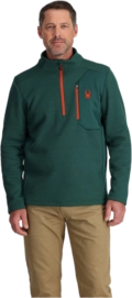 Pull de Ski Spyder Homme Bandit 1/2 Zip Cypress Green