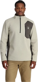 Ski Sweatshirt Spyder Men Bandit 1/2 Zip Sandstorm